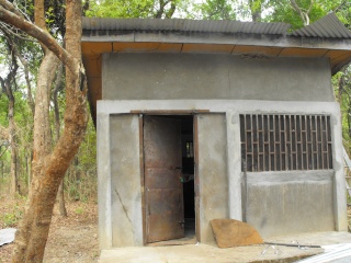 the new door, chimp-proof!