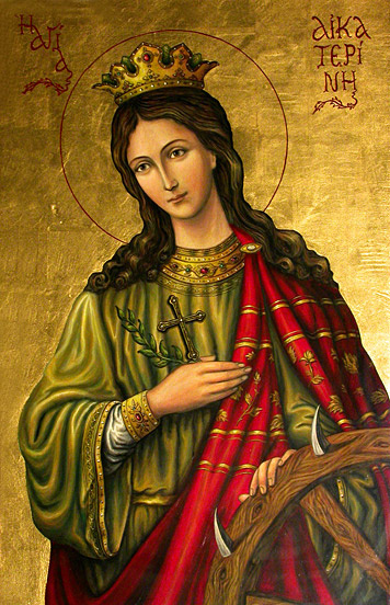 sainte Catherine d'Alexandrie, icone orthodoxe