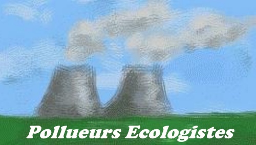Logo des Pollueurs écologistes, motion très importante de l'ARCEN, parti soutenant Vincent Ferdieu dans sa course à la présidentielle 2012.