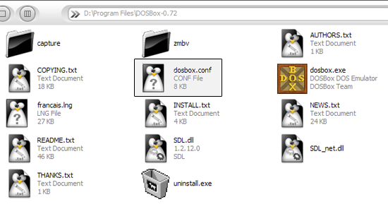 Dossier DosBox
