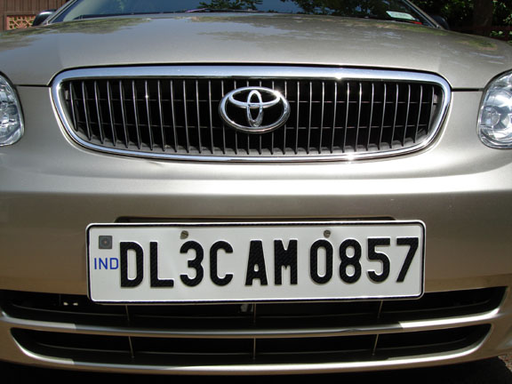 Vehicle Number Plate