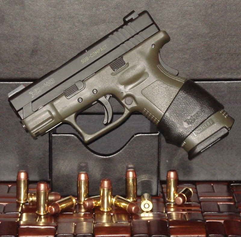 Green Lettering on my OD XD40 SC | Springfield XD Forum