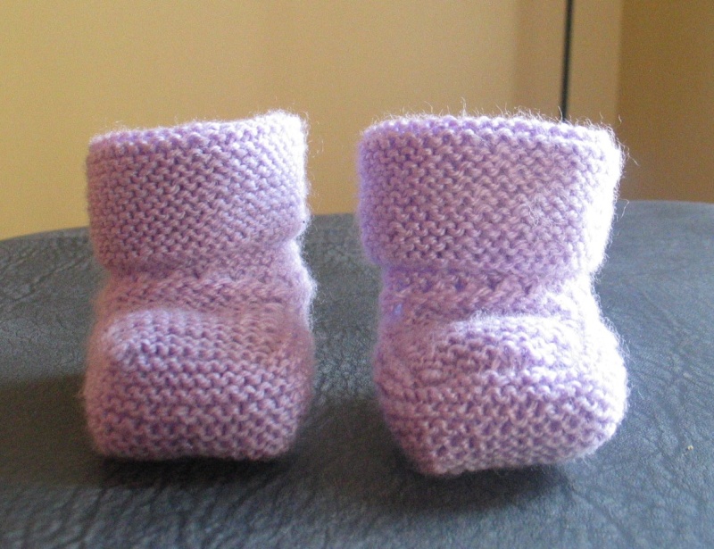 tricoter des chaussons pour bebe