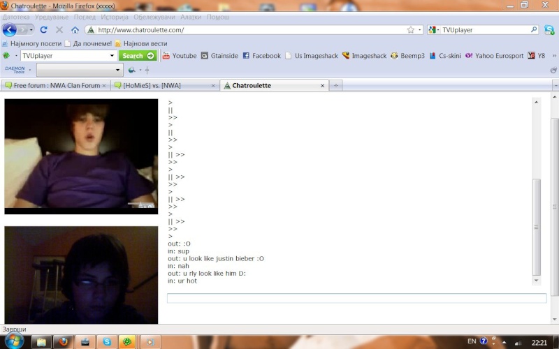 Bieber Chatroulette