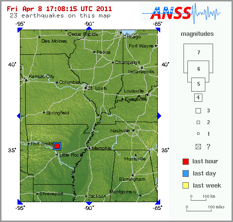 greenbrier arkansas earthquake